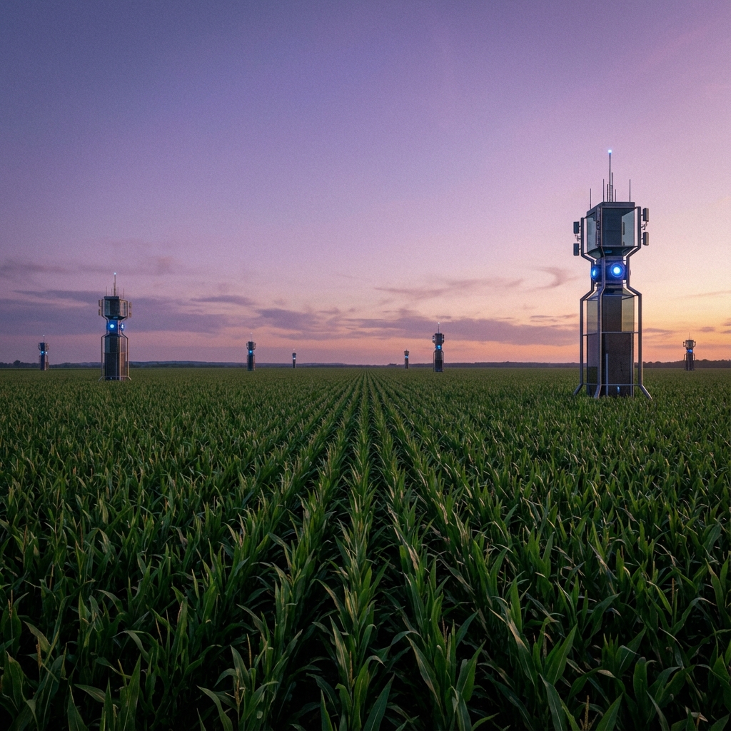 Futuristic Farm Robot